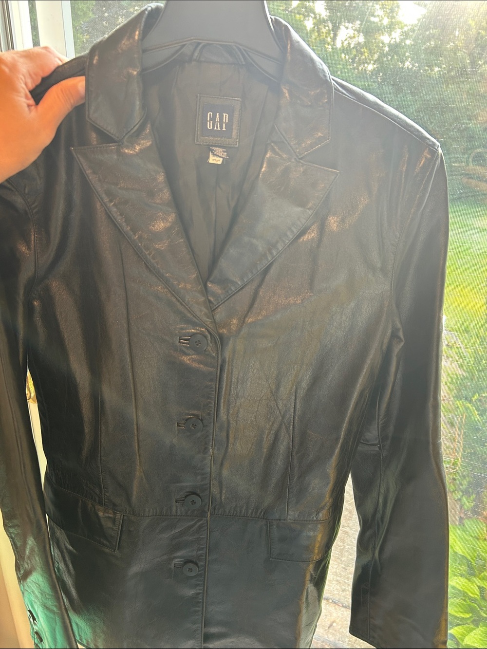 Gap Jacket 100% Leather - Picture 8 of 8